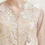 Dahlia Gold Kebaya and Gold Baju Kurung Modern Baju Raya 2020 - By Kiara Official