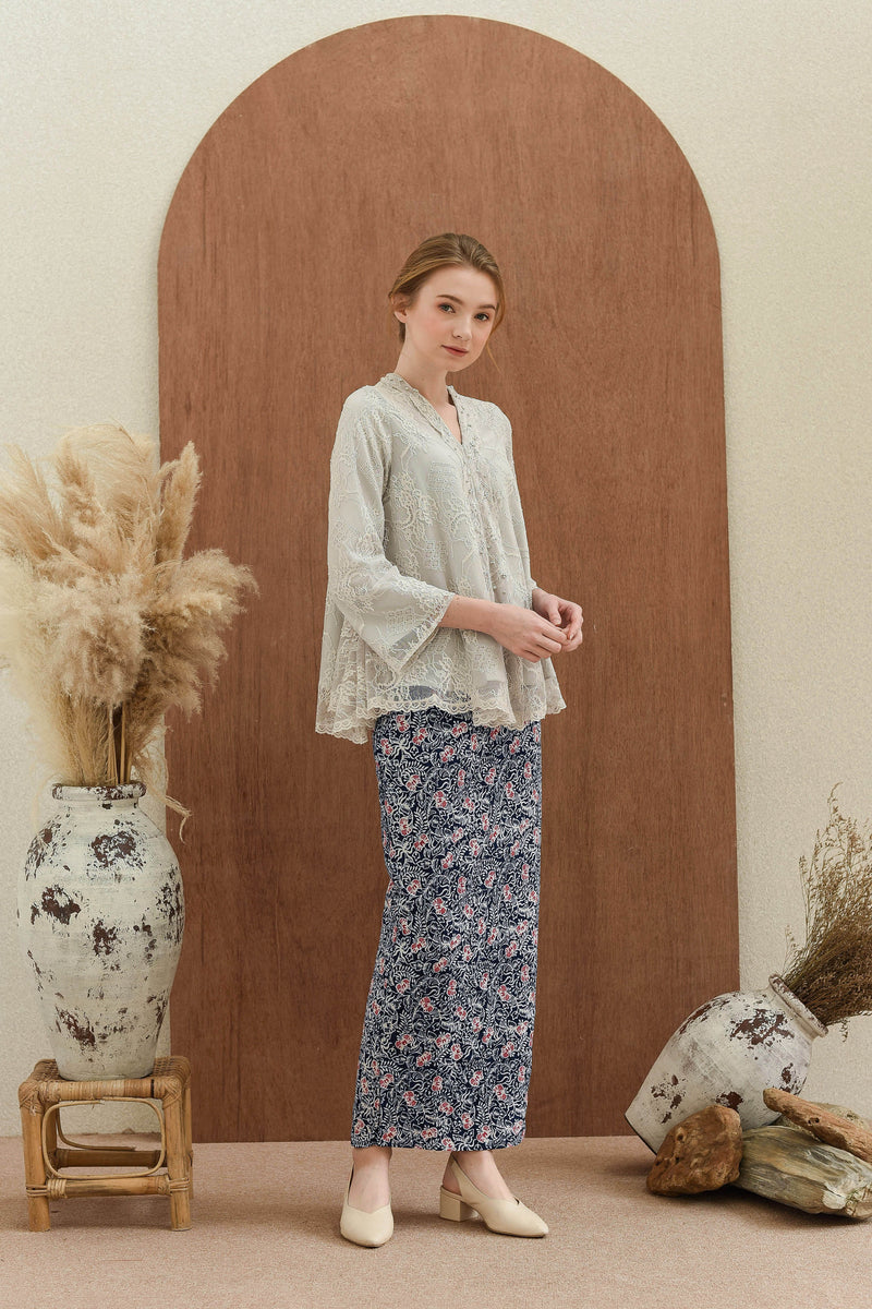 Samudra - White Kebaya Modern | Baju Kurung Modern | Raya 2020 – Kiara ...