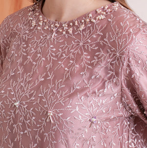 Ayla Pink Kebaya Pink Baju Kurung Baju Raya 2020 - By Kiara Official